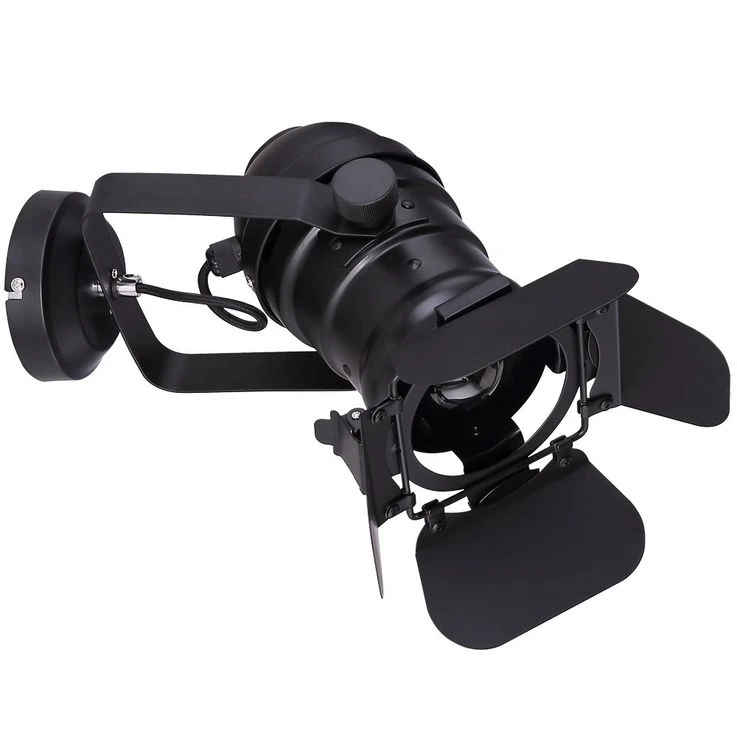 Verstellbarer Wandstrahler, Schwarz, Höhe 32 Cm – Bild 2