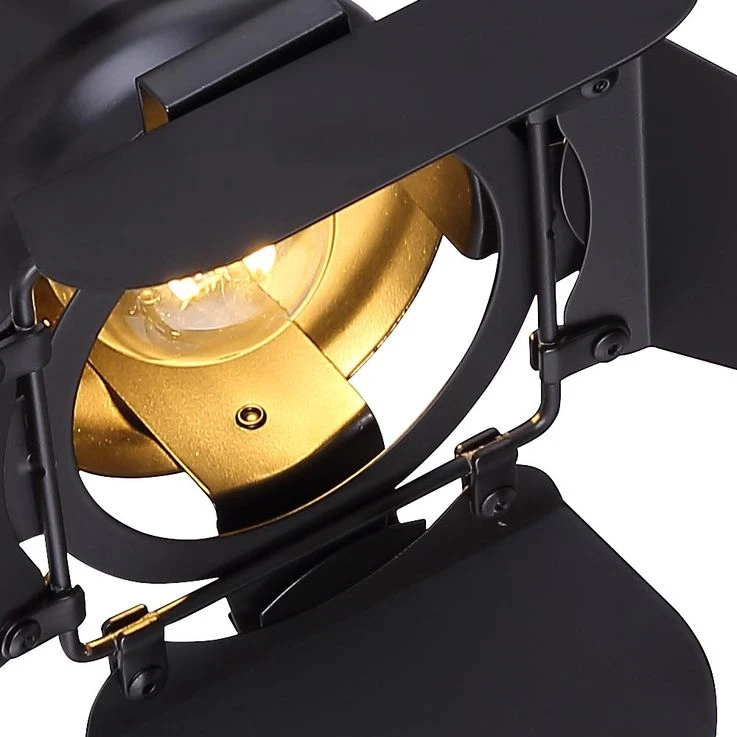 Verstellbarer Wandstrahler, Schwarz, Höhe 32 Cm – Bild 10