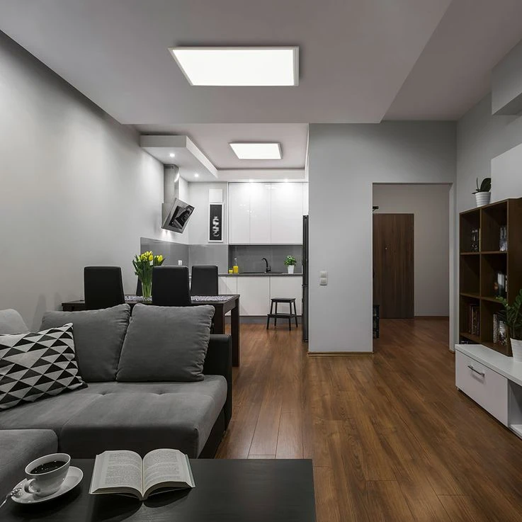 LED Auf-Einbau Panel, 4600 Lumen, Warm-neutralweiß, L 59,5, Cm, SALOBRENA-RW – Bild 3