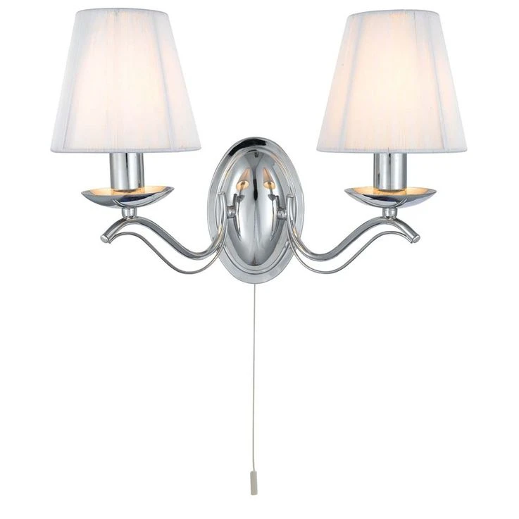 Wandleuchte, Schnurschirm, 37 Cm, ANDRETTI