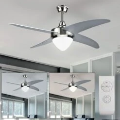 LED Deckenventilator, Fernbedienung, 107 Cm, VT-6043-4