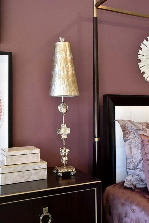 Tischleuchte, Stahl, Silber, H 97,7 Cm – Bild 2