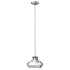 Pendelleuchte, Deckenlampe, Chrom, H 21,6 Cm