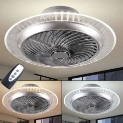 LED Deckenventilator, CCT, Dimmbar, Fernbedienung, NARVIK